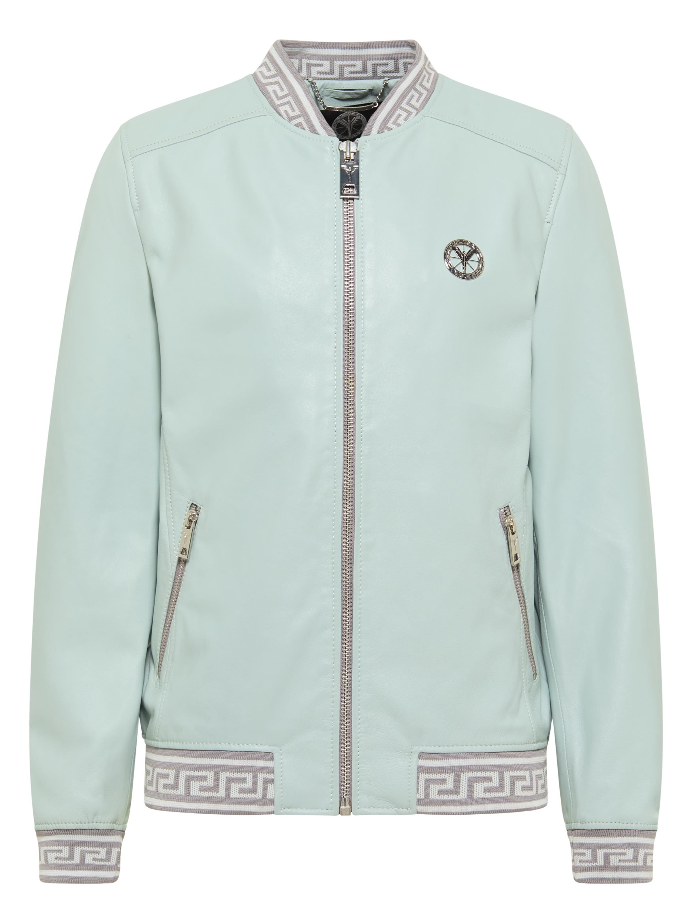 Leather blouson